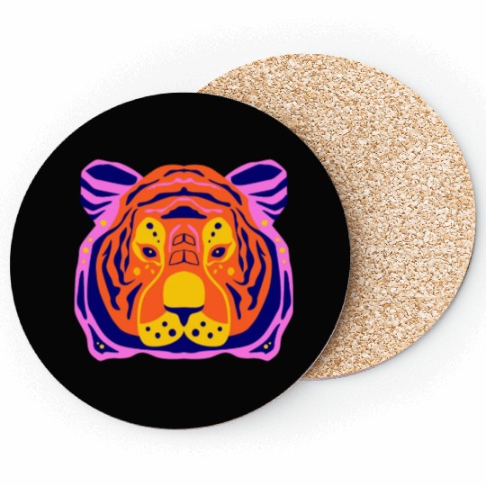 The unique print tiger Coasters design
