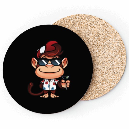 Modern Monkey Coasters