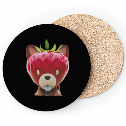 Strawberry Hound Coasters