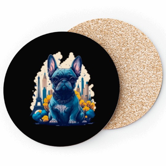 Cute French Bulldog..! Coasters