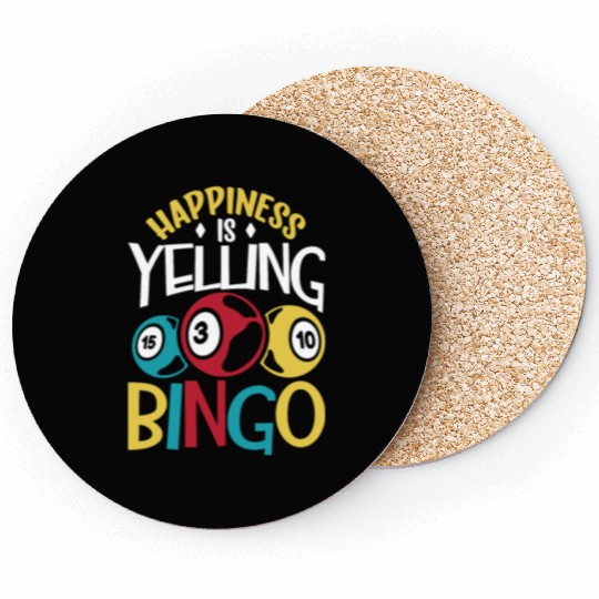 Bingo Card Game Grandma Bingo Player Bingo Cards Coasters