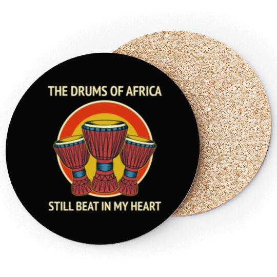 Djembe Player Drummer Music Drum Musician Coasters