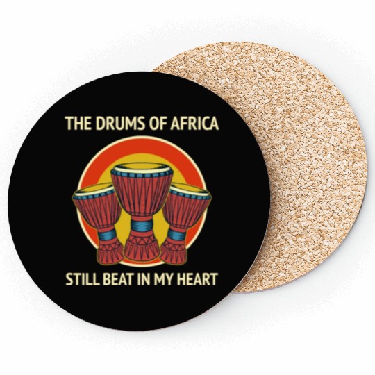 Djembe Player Drummer Music Drum Musician Coasters