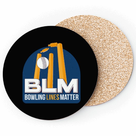BLM Bowling Lines Matter Coasters