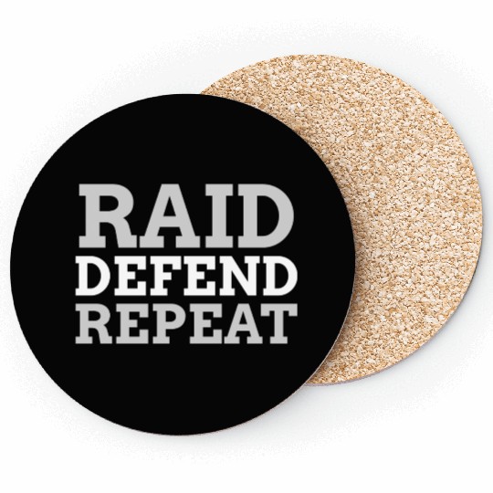 Raid Defend Repeat | Kabaddi Sport Coasters