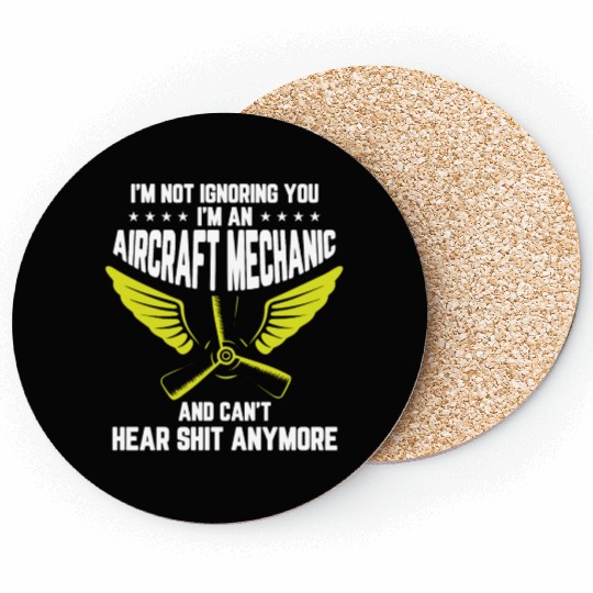 Aircraft Mechanic Coasters