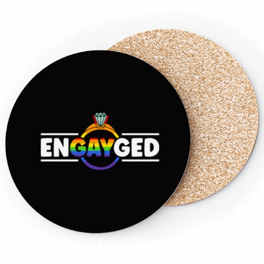 Gay Rights Rainbow Pride Month LGBTQ Gay Pride Coasters