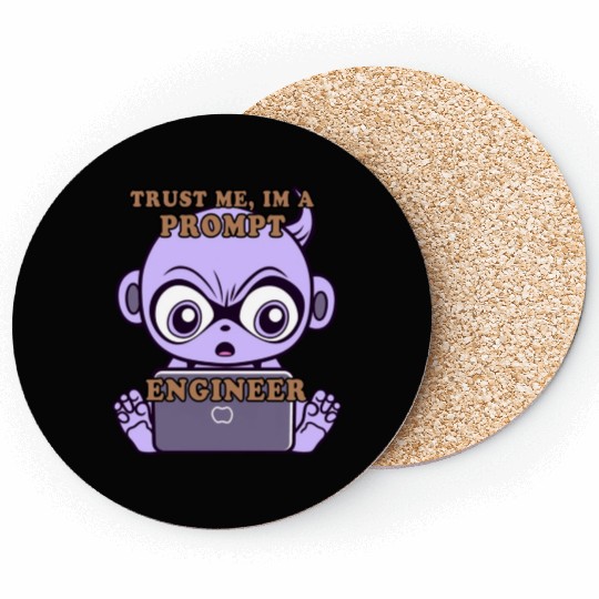 Trust me im a prompt Engineer - i love my Job Coasters