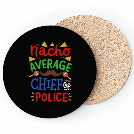 Chief Police Cinco De Mayo Coasters