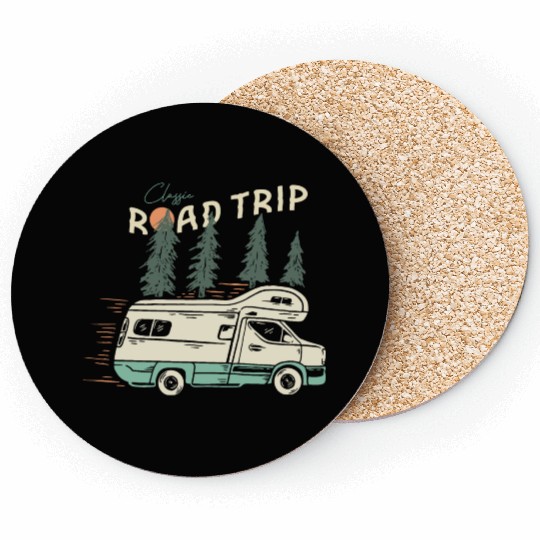 Classic Road Trip Coasters