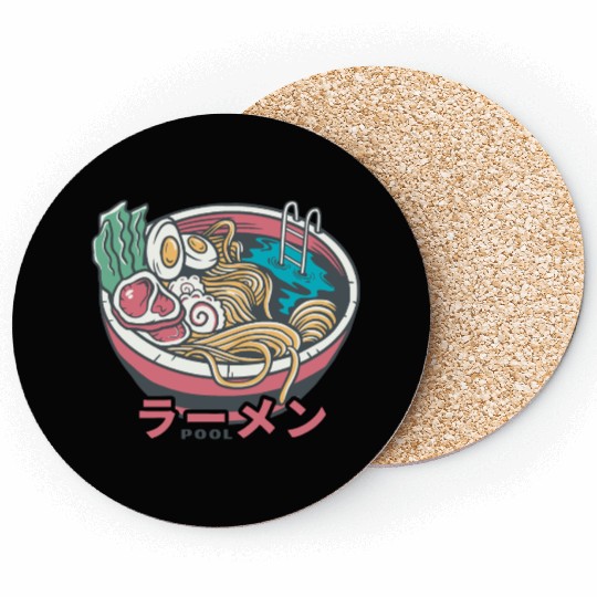 Ramen Pool Coasters