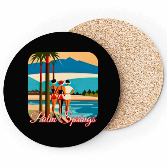 Palm Springs Swim Club Coasters