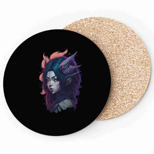 japanese street cyberpunk tokyo streetwear Coasters