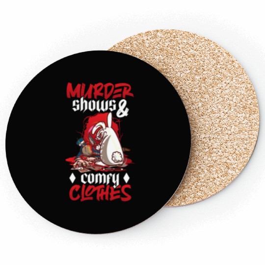 True Crime Murder Spy Crime Interest Gift Idea Coasters
