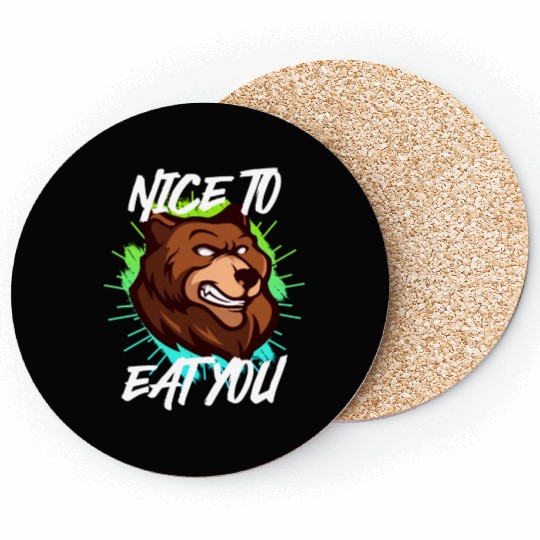 Nice to eat you Nature boy Mountain lover Coasters