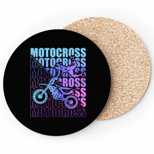Motocross Enduro Motorbike Freestyle Extreme Sport Coasters