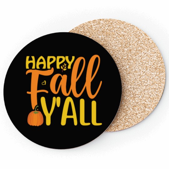 Happy Fall Y all Coasters