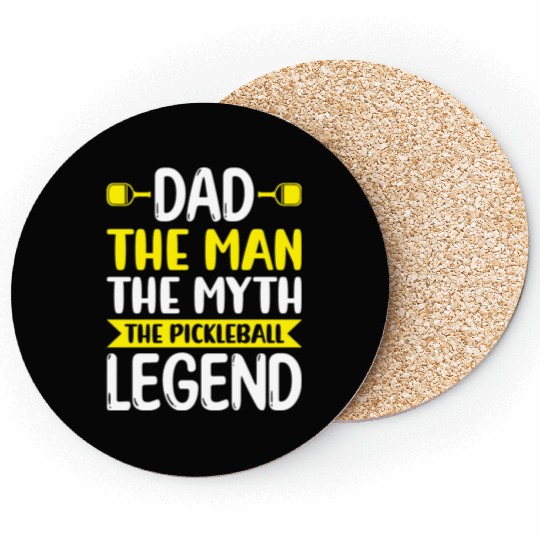 Pickleball Dad Funny Coasters