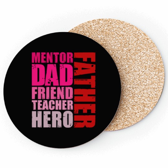 One Father's Day Coasters Graphic.
