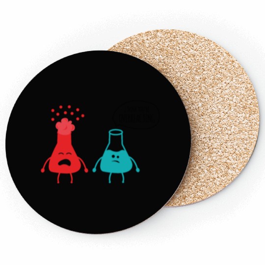 Novelty Geek Chemical Reactions Pun Gift You're Coasters