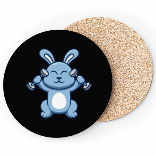 BUNNY TRAINING GYM Coasters