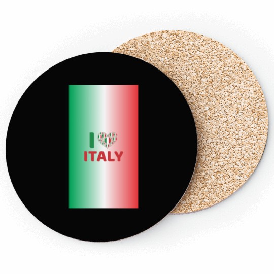 I Love Italy Coasters