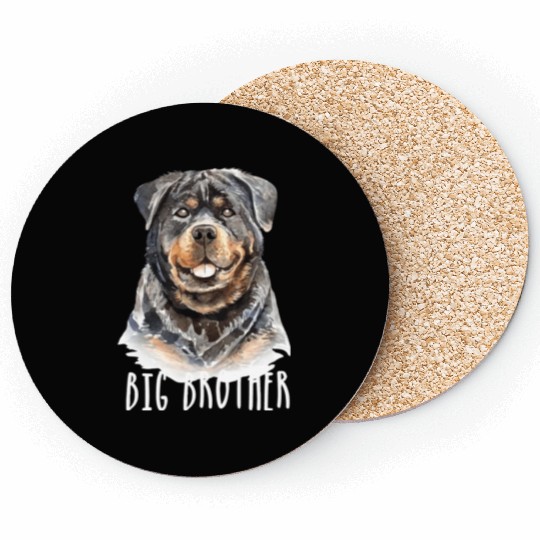 Funny Dog Big Brother Coasters