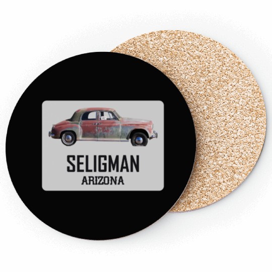 Old car city of Seligman in Arizonna, US Route 66 Coasters