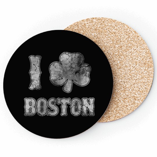 Irish shamrock Boston st Patrick s Day Coasters