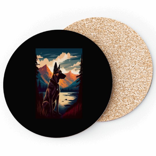 Belgian Malinois Nature Coasters