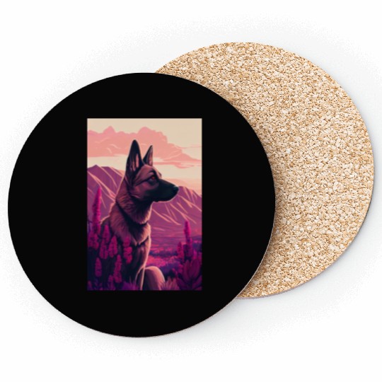Belgian Malinois Nature Coasters