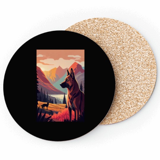 Belgian Malinois Nature Coasters