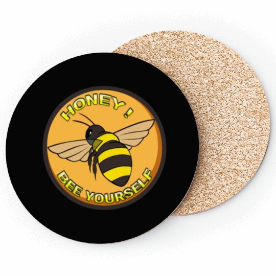 Cute Sayings wholesome Bee Meme new Coasters