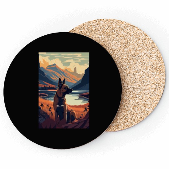 Belgian Malinois Nature Coasters