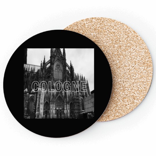 Cologne historical cathedral church in germany Coasters