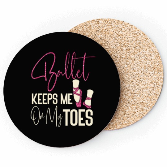 Ballet Dancer Dance Girl Ballerina Coasters