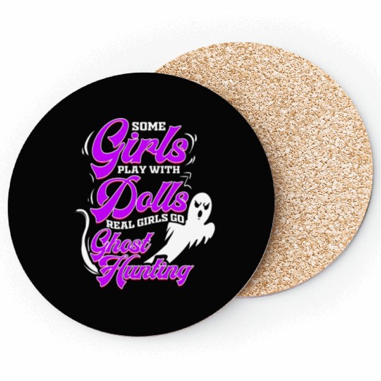 Ghost Hunting Girls Ghost Hunter Paranormal Coasters