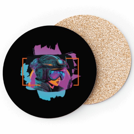 cyberpunk III Coasters