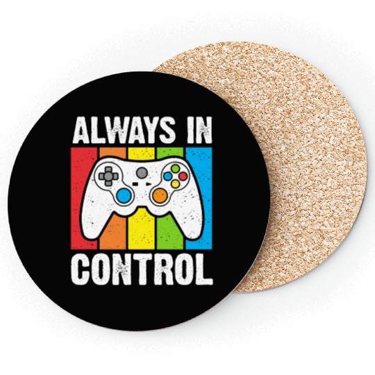 Always in Control Gaming Coasters