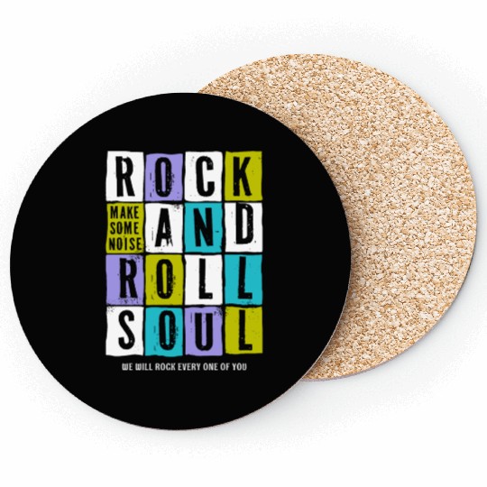guitar player rock roll Coasters