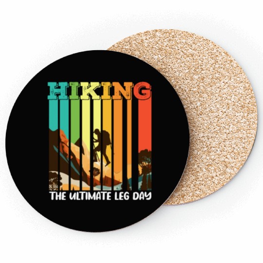 Hiking the ultimate Leg Day Mountain lover Coasters
