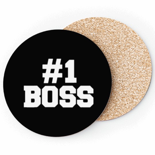 Number one boss Coasters