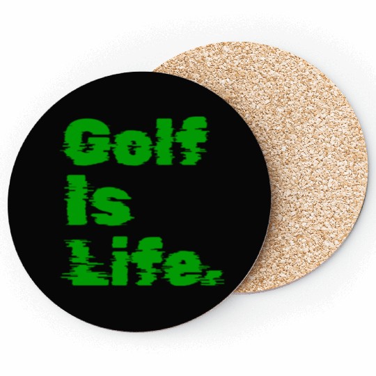 I Like Golfing, Golf Player, Golfing, Golf Is Life Coasters