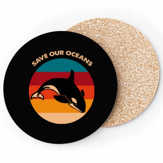 Save Our Oceans Wildlife Orca Whale Climate Change Coasters