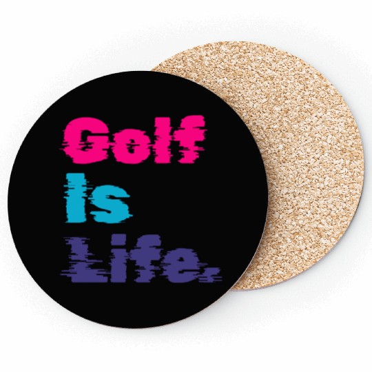 I Like Golfing, Golf Player, Golf Is Life Coasters