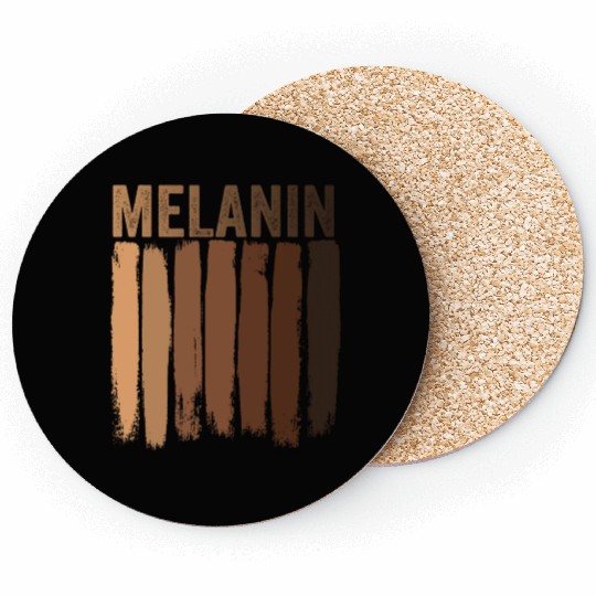 Melanin shades Black Pride Coasters