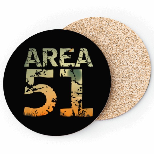Area 51 UFO Design Coasters