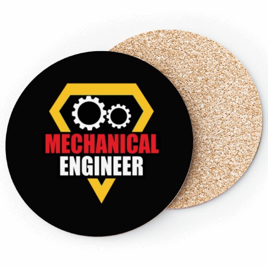Mechanical Engineer Gear theme Design for engineer Coasters