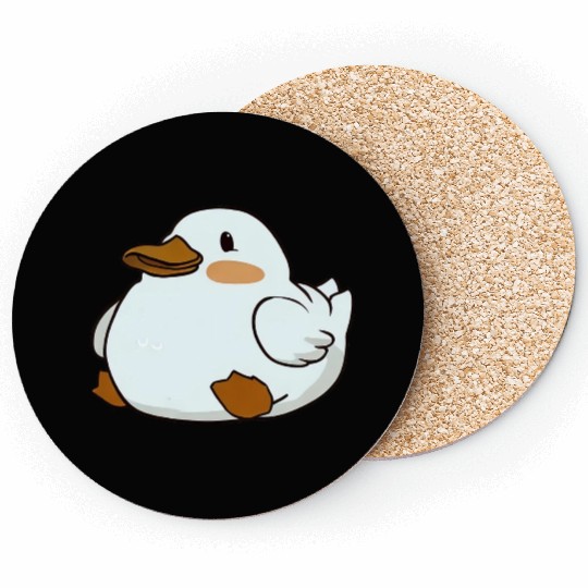 Ducks doing cute things lover Coasters