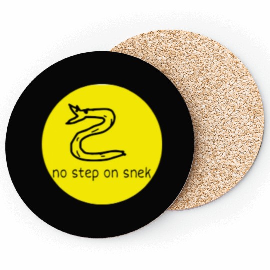 no step on snek Coasters